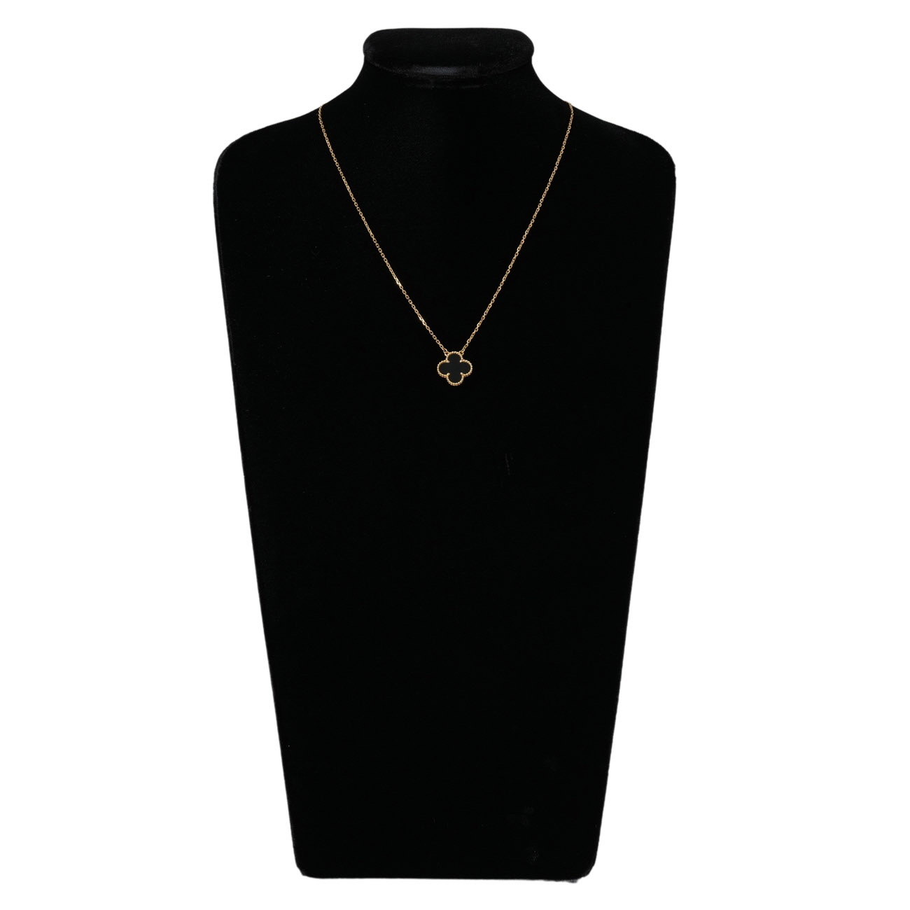 Van Cleef & Arpels(USED)반클리프앤아펠 빈티지 알함브라 네크리스 오닉스